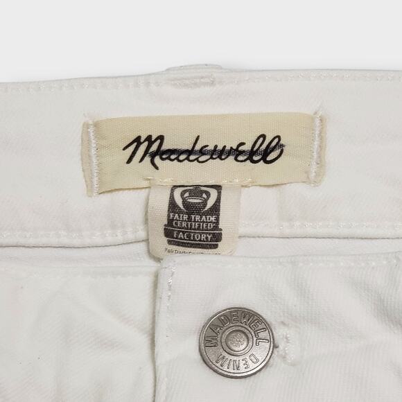 Madewell Women's White Ankle & Cropped Jeans - Picture 6 of 13